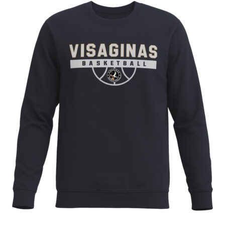 Džemperis "Visaginas Basketball" su krepšinio kamuoliu ant krutinės