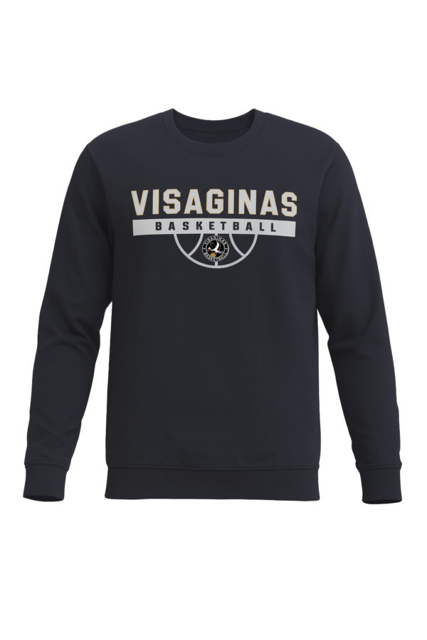 Džemperis "Visaginas Basketball" su krepšinio kamuoliu ant krutinės