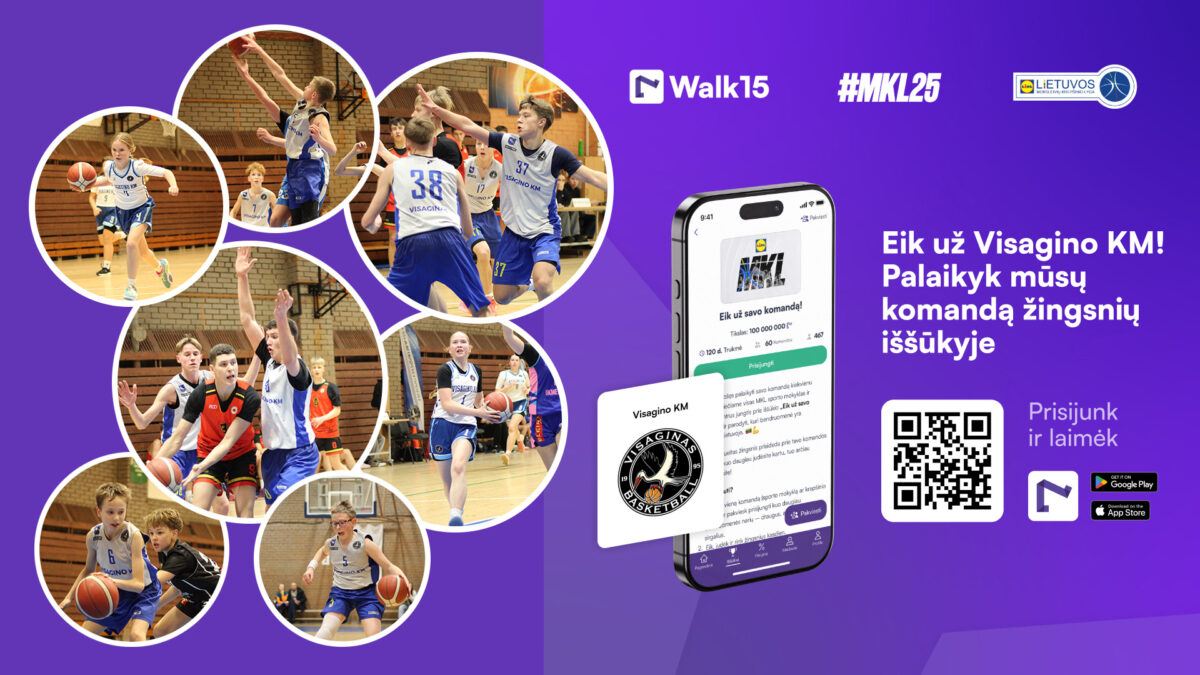 Eik už savo komandą!